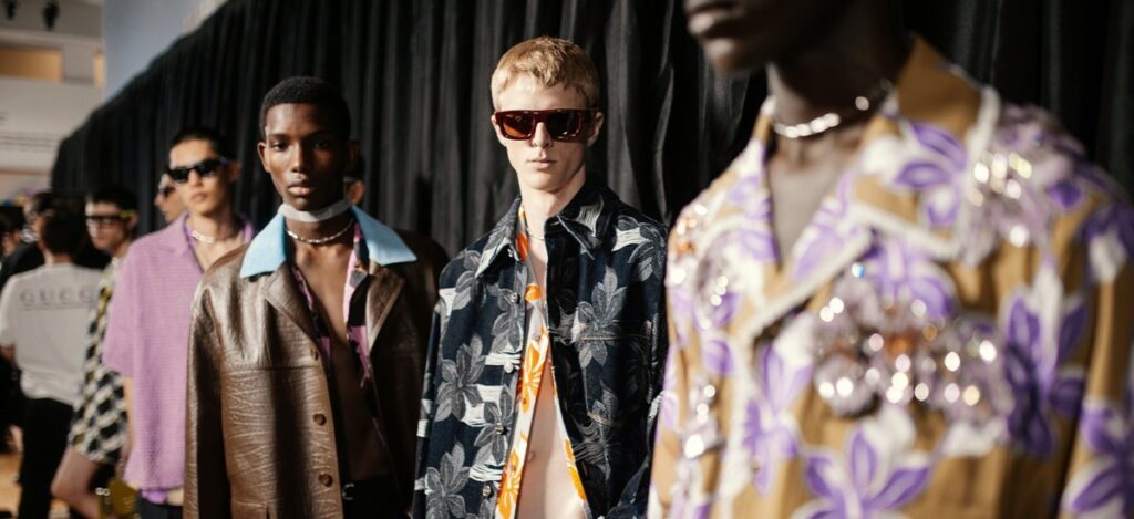 Gucci backstage at the Summer fashion show 2024 / Photo via Gucci