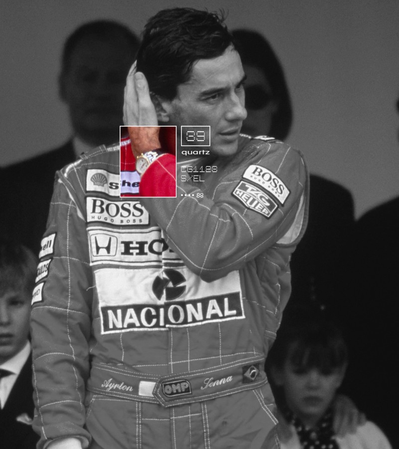 Tag Heuer was the official sponsor of Ayrton Senna / Photo via TAG Heuer