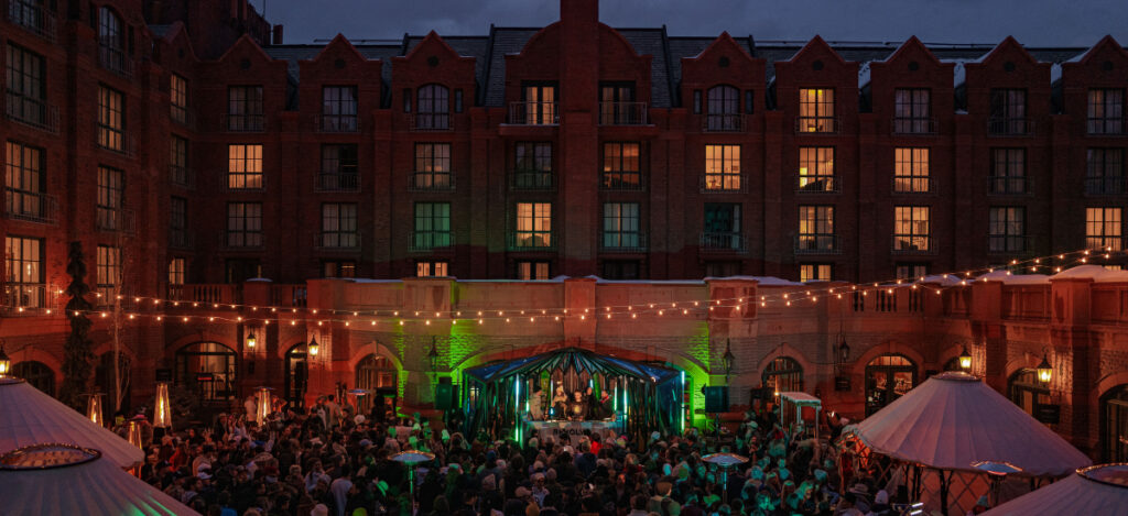 View of the St Regis Hotel in Aspen / Photo Brian Contreras