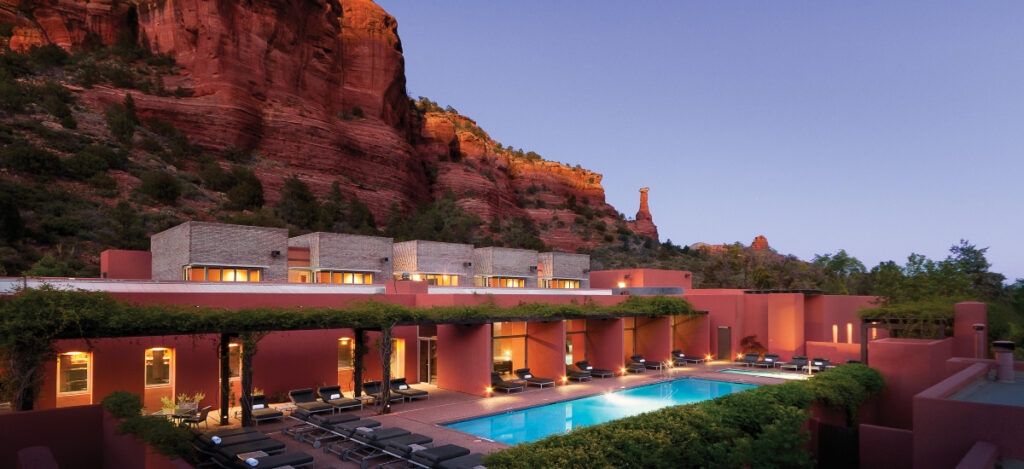 Mii Amo is an award-winning destination spa located in Sedona, Arizona’s Boynton Canyon / Photo via Mii Amo website