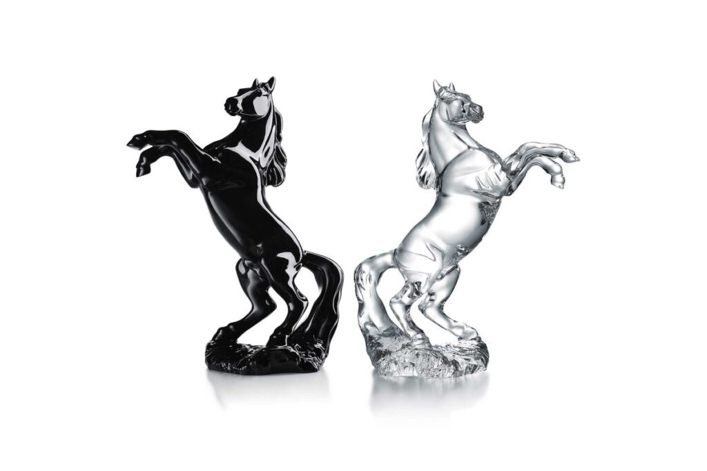 The rearing Pegase figures symbolize motion and strength / Photo via Baccarat