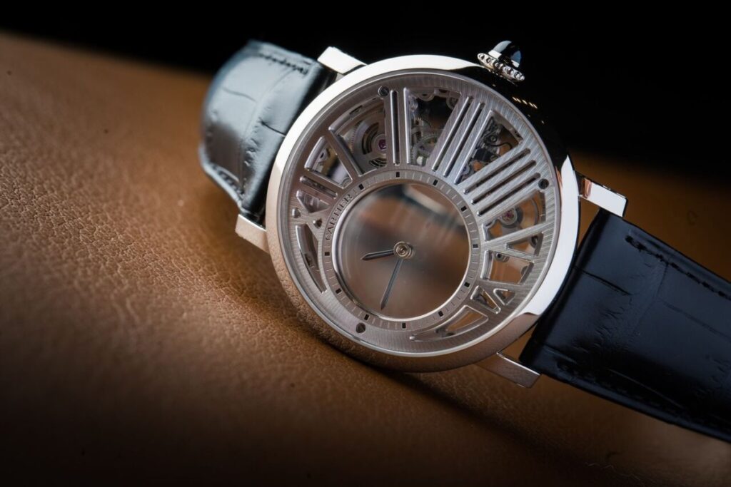 Cartier’s Mysterious Hour watch is a masterpiece of luxury craftsmanship / Photo via Cartier