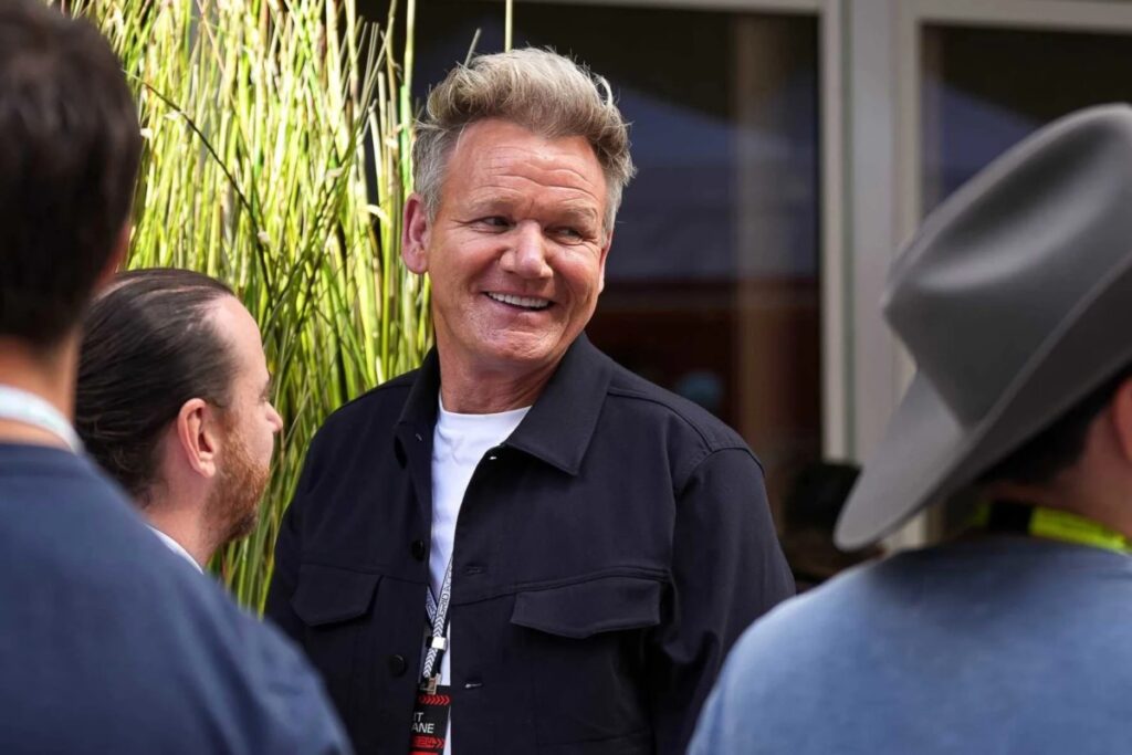 Gordon Ramsay and Tilly Ramsay at Las Vegas Grand Prix 2024 / Photo via USA Today Network