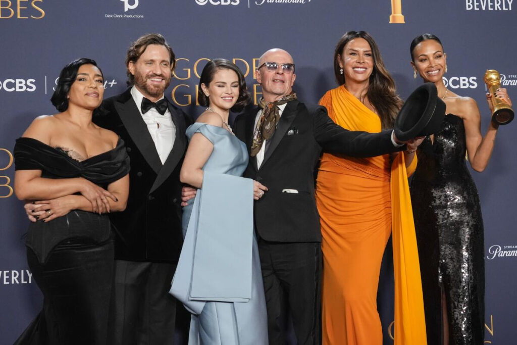 Emilia Perez cast during the 82th Golden Globes / Photo Chris Pizzello