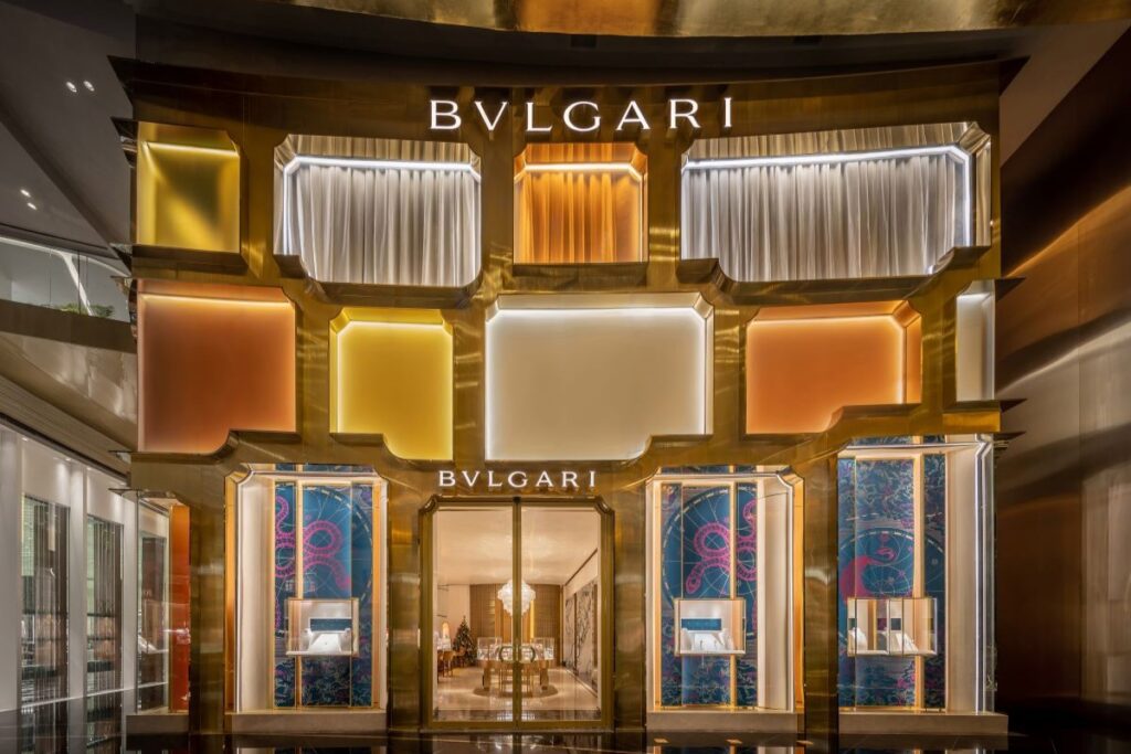 luxury brands with exceptional facades Bulgari Bangkok