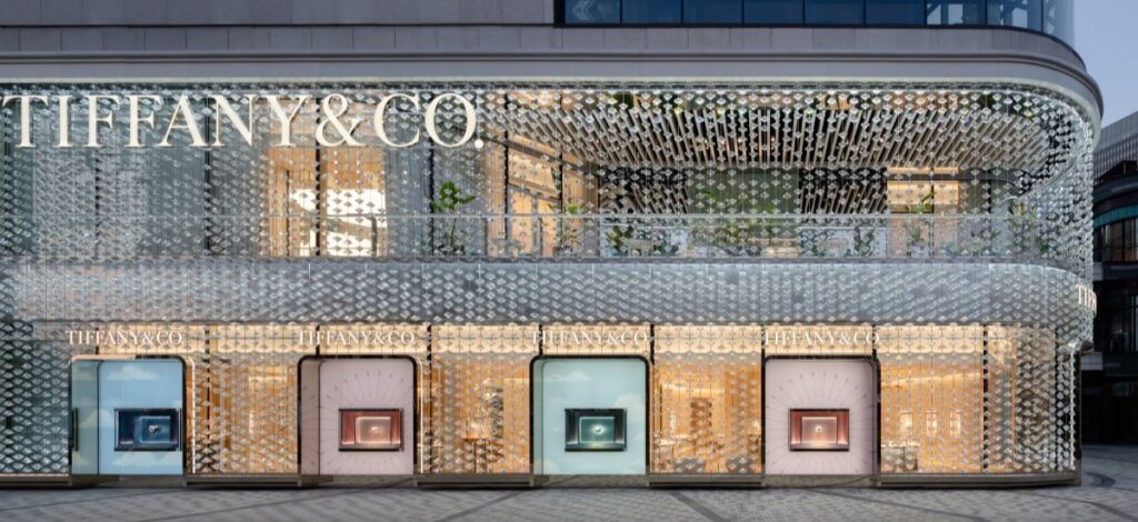 luxury brands with exceptional facades Tiffany Shanghai (2)