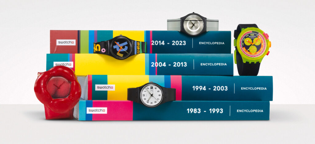 The Swatch Encyclopedia, a collectible treasure / Photo via Swatch