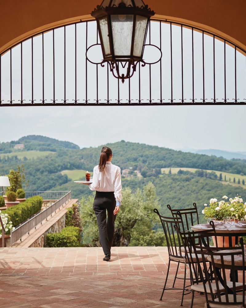 Castelo di Casole at Toscana / Photo via Belmond