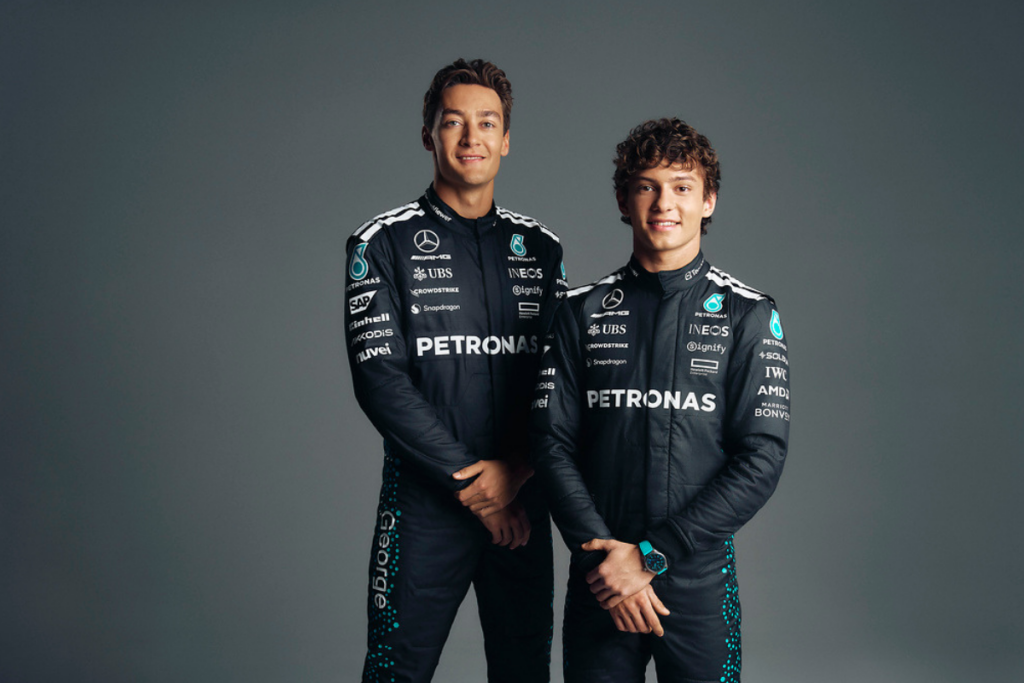 George Russell and Kimi Antonelli, Mercedes AMG Petronas drivers / Photo Mercedes AMG