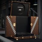 The exceptional FIA Formula One World Championship Trophy Trunk took center stage at the highly anticipated F1 75 event at The O2 in London / Photo via Louis Vuitton