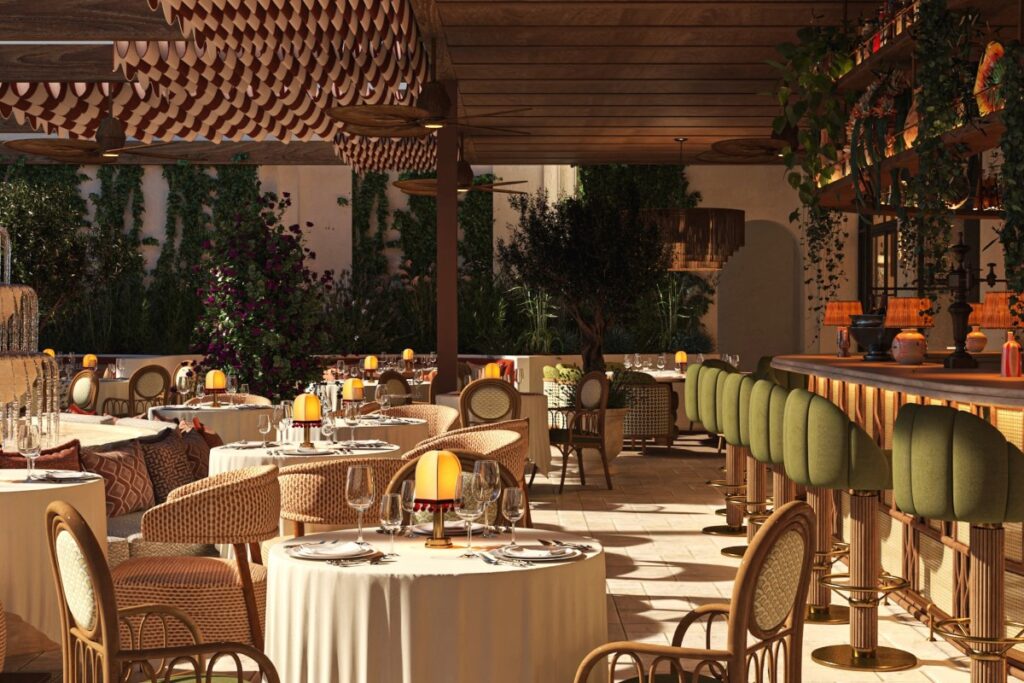 Invites couples to a refined five-course prix-fixe dinner priced at $150 per person / Photo via Riviera Dining Group