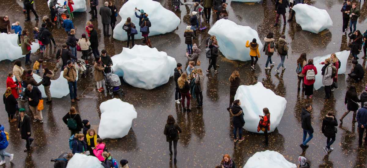 Ephemeral art Olafur Eliasson