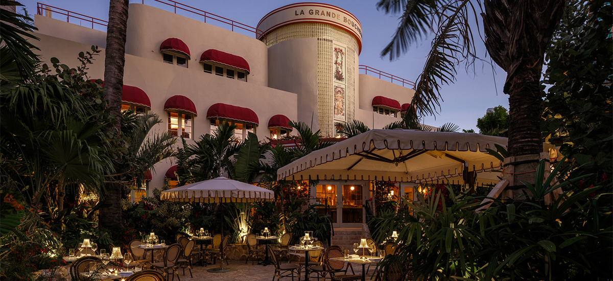 La Grande Boucherie blends the refined charm of Parisian dining with Miami’s vibrant tropical energy / Photo Michael Stavaridis