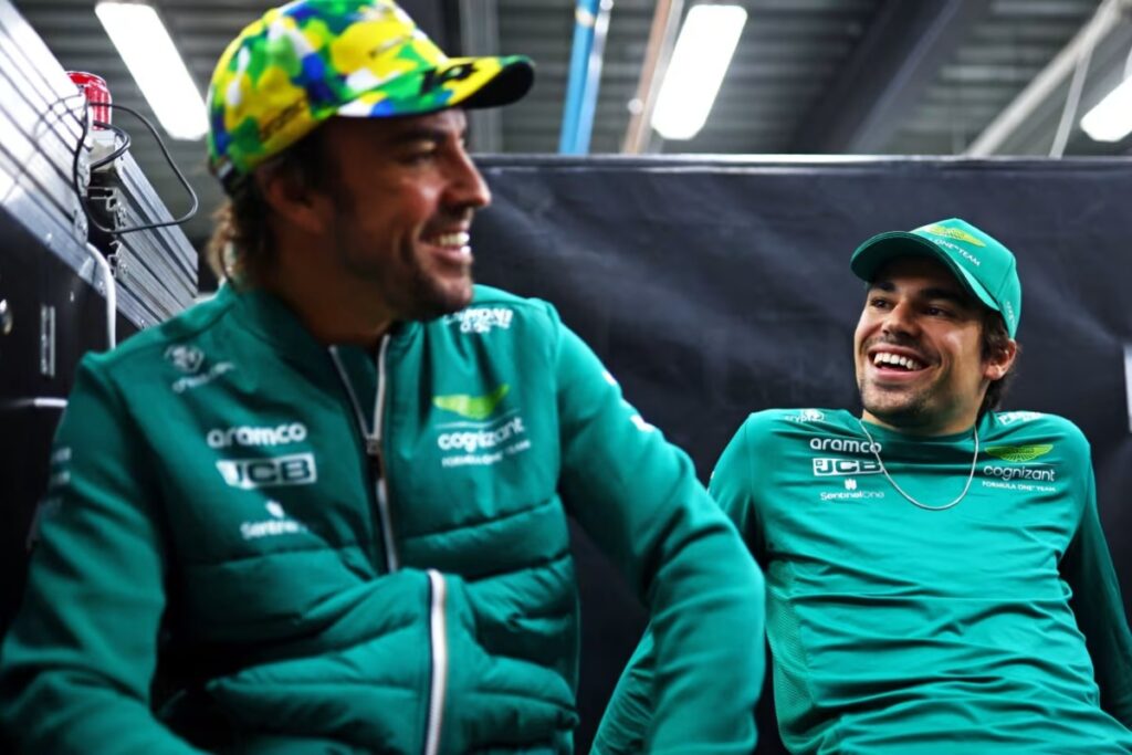 Aston Martin will maintain their driver lineup with the experienced two-time World Champion Fernando Alonso and Canadian driver Lance Stroll continuing to race for the team / Photo via Aston Martin