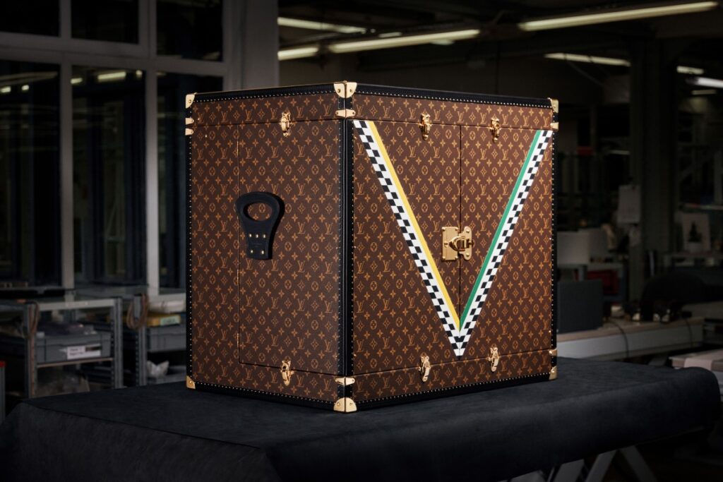 Louis Vuitton is taking its involvement in Formula 1 to new heights in 2025 by becoming the official Trophy Trunk partner / Photo via Louis Vuitton