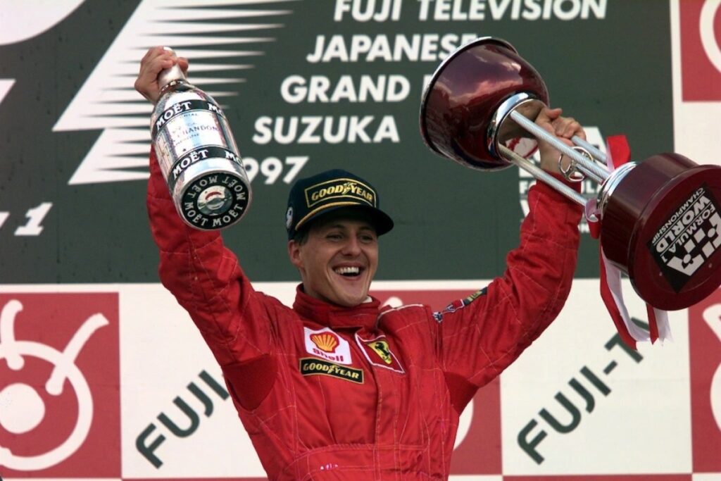 Michael Schumacher at Suzuka GP 1997 / Photo via F1