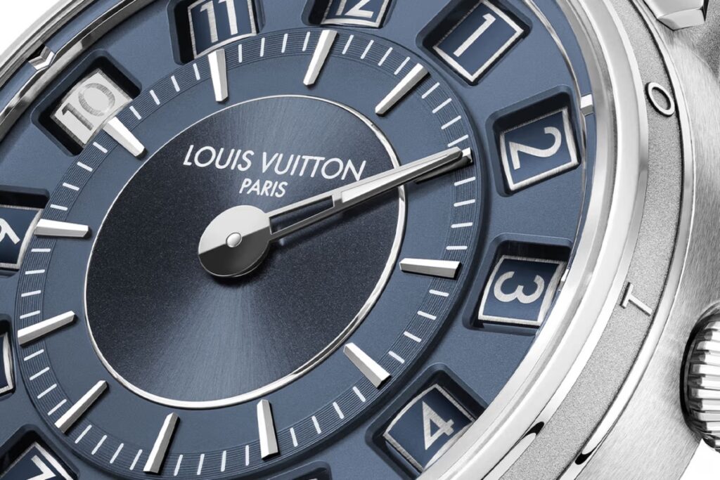 Louis Vuitton Tambour Taiko Spin Time, which incorporates the brand’s signature Spin Time movement, first introduced in 2009 / Photo Louis Vuitton