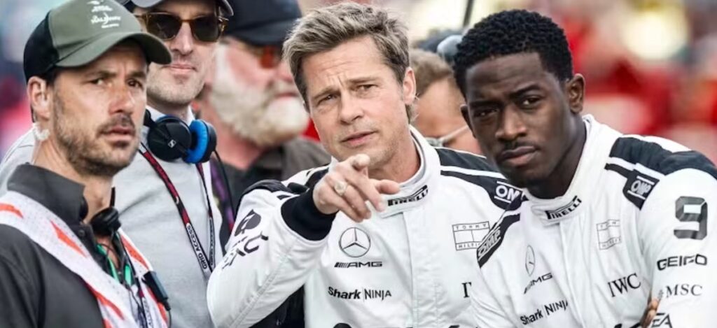 The film stars Brad Pitt as Sonny Hayes, a former Formula One driver who returns from retirement / Photo F1 Movie