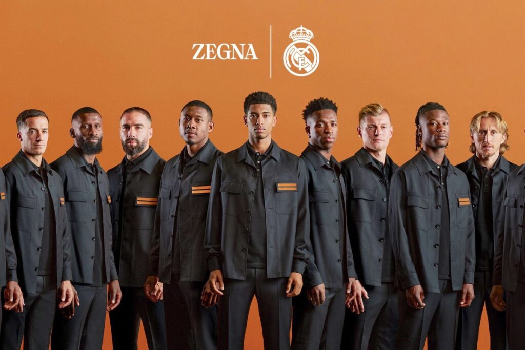 Zegna starts as the team's formal wear provider since 2022 / Photo via Zegna