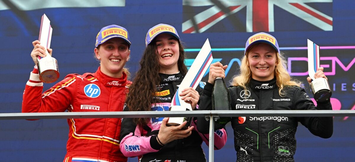 The F1 Academy, launched in 2023, has quickly become a cornerstone of motorsport, offering a dedicated platform for female drivers / Photo via LAT Images