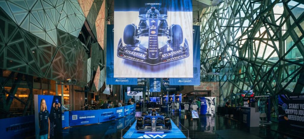 Williams Racing, in collaboration with Kraken, is set to welcome fans to its Fan Zone during the highly anticipated Australian Grand Prix race week / Photo via Williams Racing