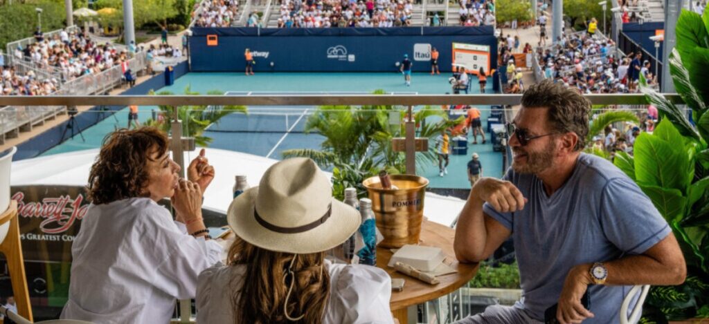 The Miami Open continues to redefine luxury sports experiences, blending world-class tennis with the finest hospitality / Photo via Miami Open