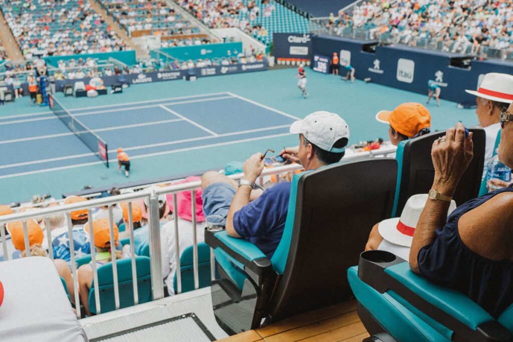 Guests attending the Miami Open have the opportunity to witness top-tier tennis while indulging in unparalleled luxury / Photo via Miami Open