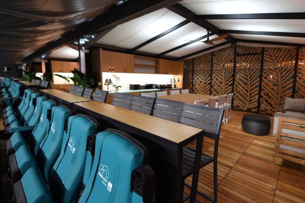 Private Hospitality Suites offer unparalleled seclusion and service / Photo via Miami Open