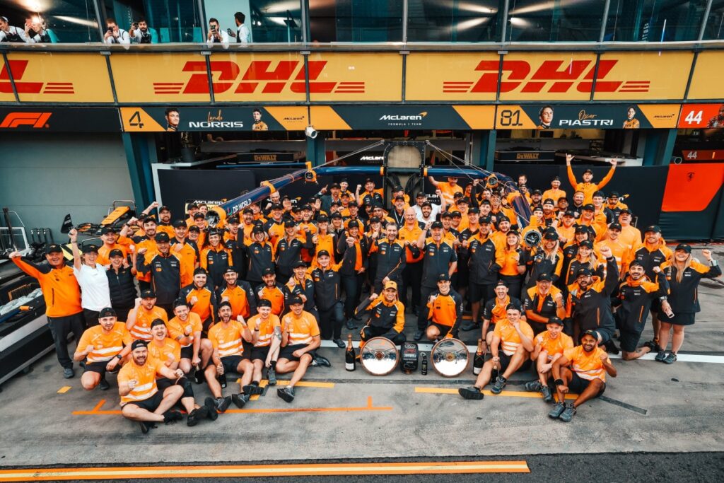 McLaren team after the end of the race / Photo Australian GP