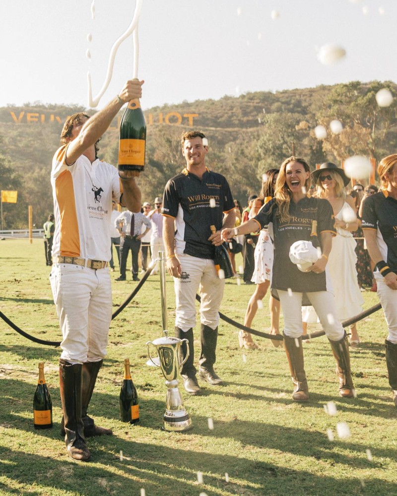 Veuve Clicquot elevate polo events with elegant lounges and extravagant celebrations / Photo via Veuve Clicquot