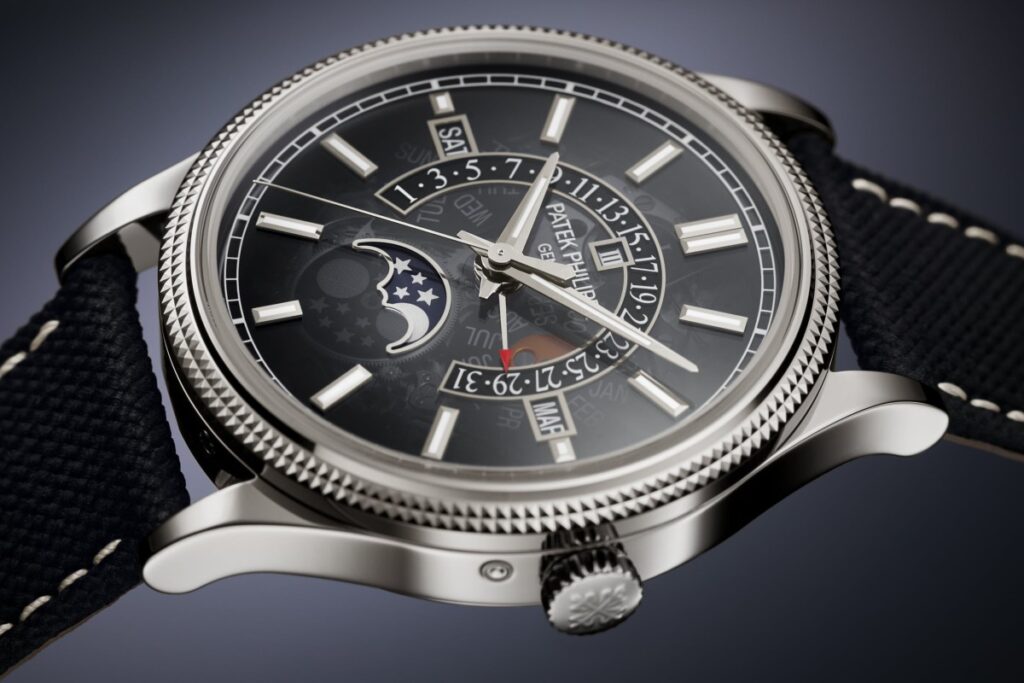 Collectors who were captivated by the Reference 5316/50P will be thrilled with Patek Philippe's latest creation: the Retrograde Perpetual Calendar Reference 6159G-001 / Photo via Patek Philippe