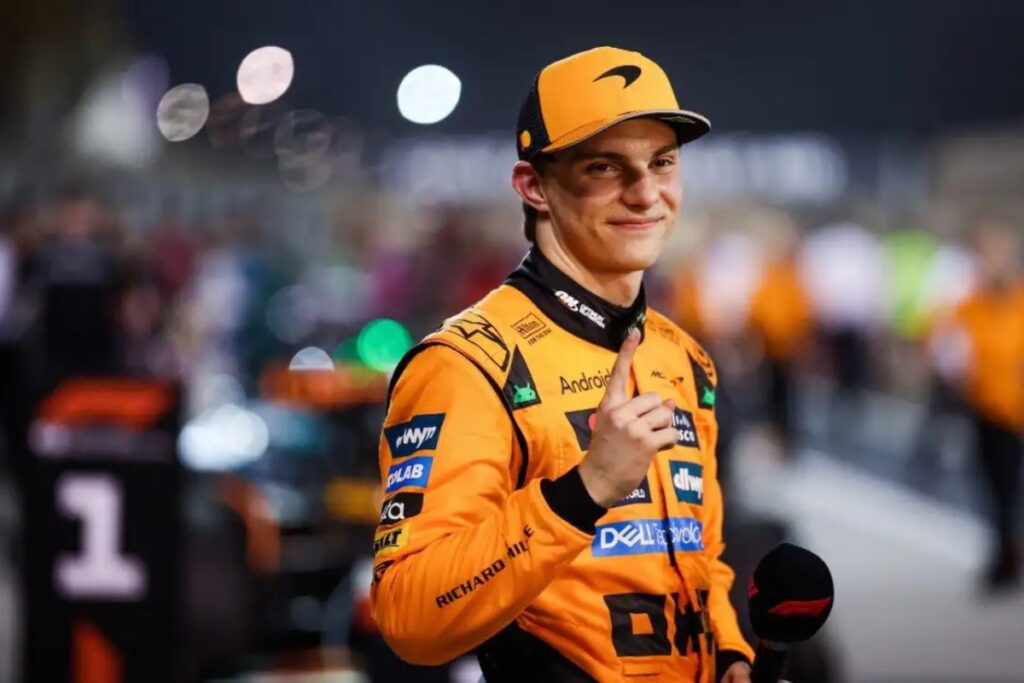 lthough he started second on the grid behind a surprising pole position from Verstappen, the McLaren driver maintained his poise / Photo via F1