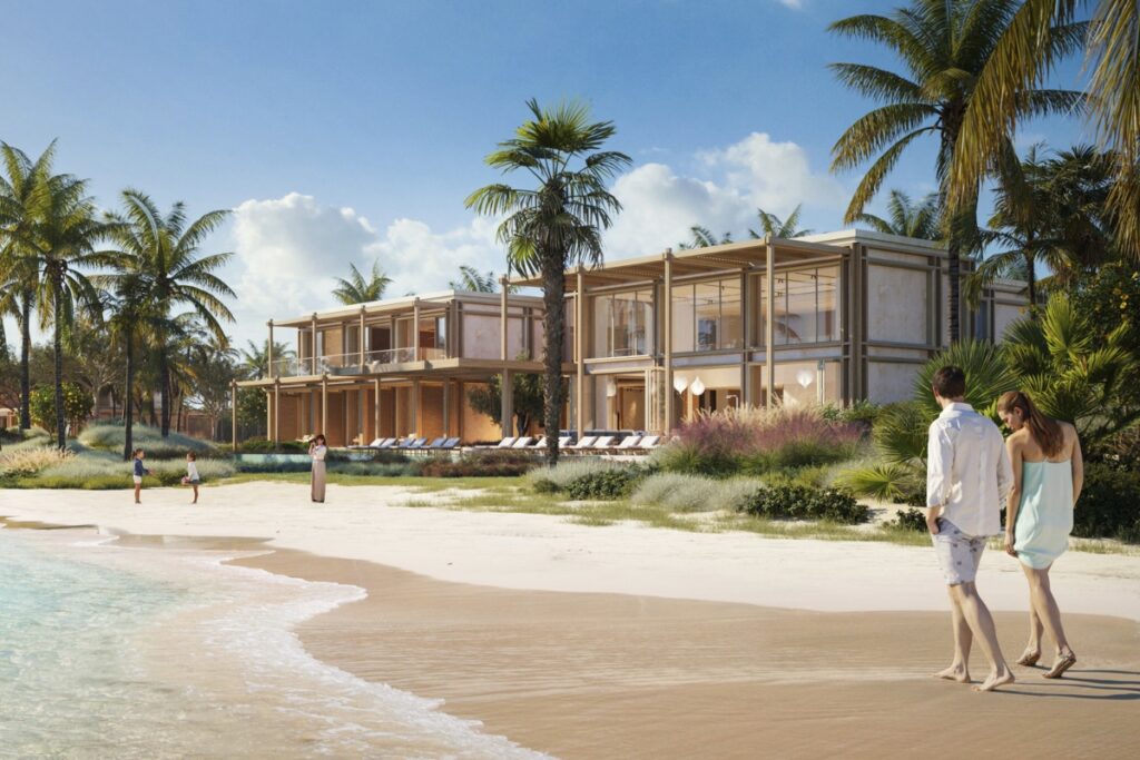 The project also includes pledges to plant 50 million mangroves and create minimal disruption to the fragile marine ecosystems in the area. / Photo Foster + Partners