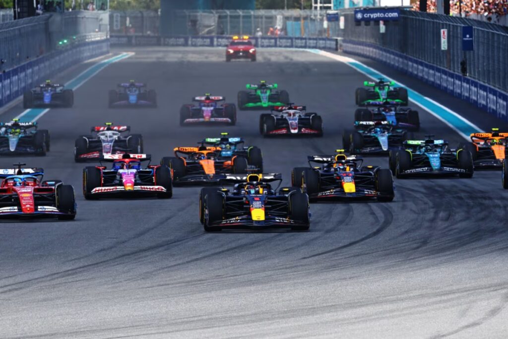 The F1 Sprint is essentially a condensed race that runs for 100 kilometers, roughly a third of the length of a full Grand Prix. / Photo Miami GP
