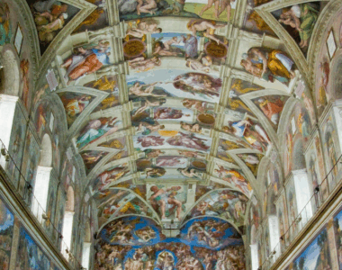 Michelangelo’s Sistine Chapel ceiling / By Antoine Taveneaux/via Wikimedia