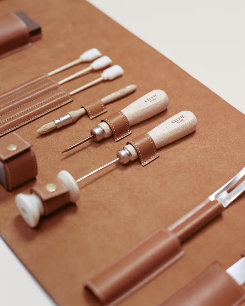 One of Celine’s most celebrated expressions of artistry is found in its Haute Maroquinerie, a bespoke leather collection crafted by request / Photo via Celine