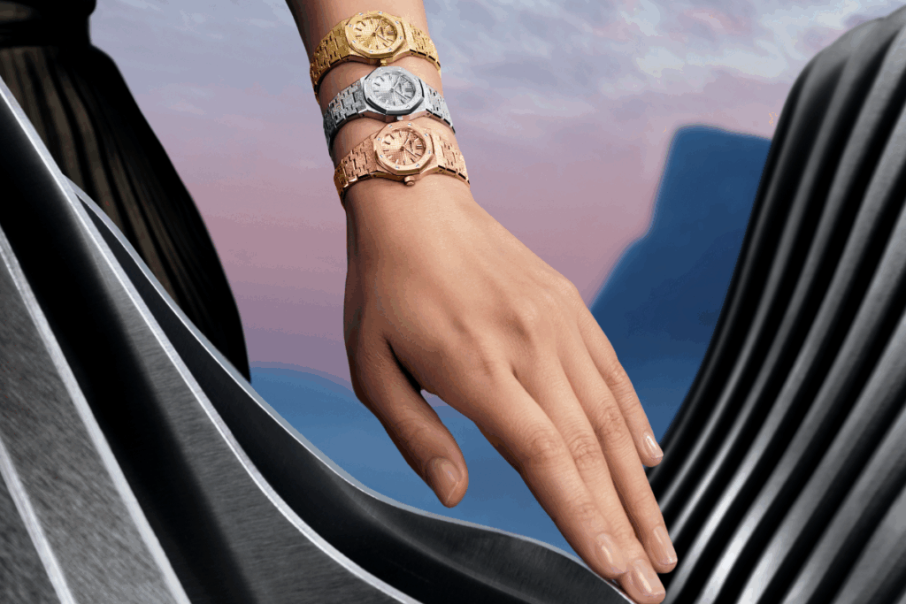 Audemars Piguet Royal Oak Miniature, crafted in 18-carat yellow, white, or pink gold / Photo Audemars Piguet