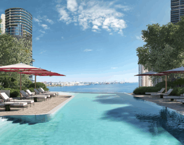 Baccarat Residences Miami is a 75-story tower with 360 luxury homes, private marina, saline swimming pool, hammam spa, wine cellar, and advanced smart home technology / Photo Baccarat Residences