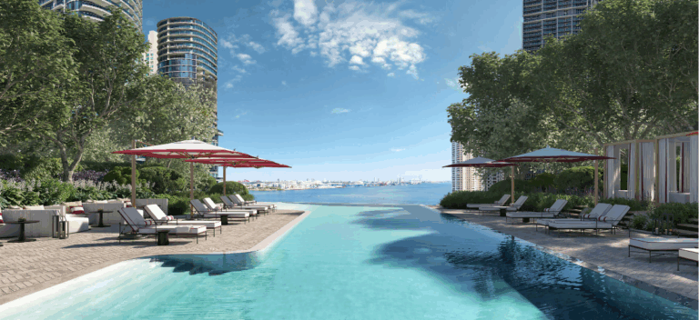 Baccarat Residences Miami is a 75-story tower with 360 luxury homes, private marina, saline swimming pool, hammam spa, wine cellar, and advanced smart home technology / Photo Baccarat Residences