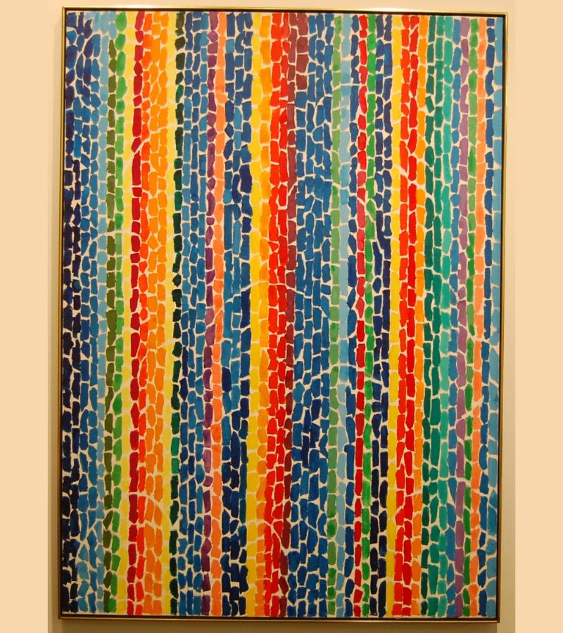 Alma Woodsey Thomas - "Wind, Sunshine and Flowers" (1968). Photo: JR P