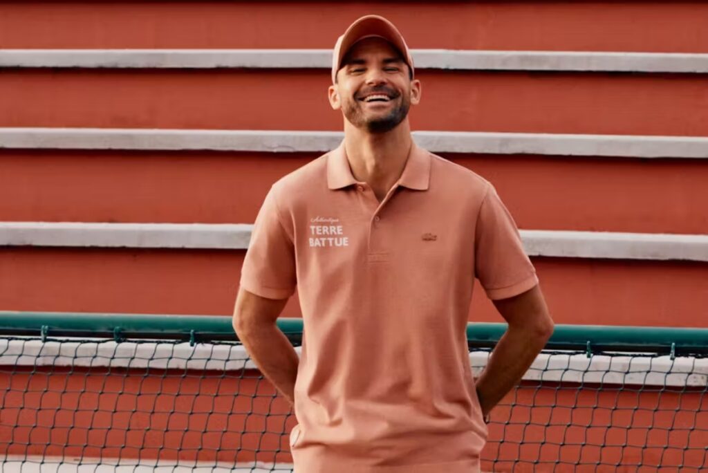Daniil Medvedev, Grigor Dimitrov, and Arthur Fils star in the campaign, modeling the same gear they'll wear on court. Their presence adds authenticity and relevance to each item. / Photo Lacoste