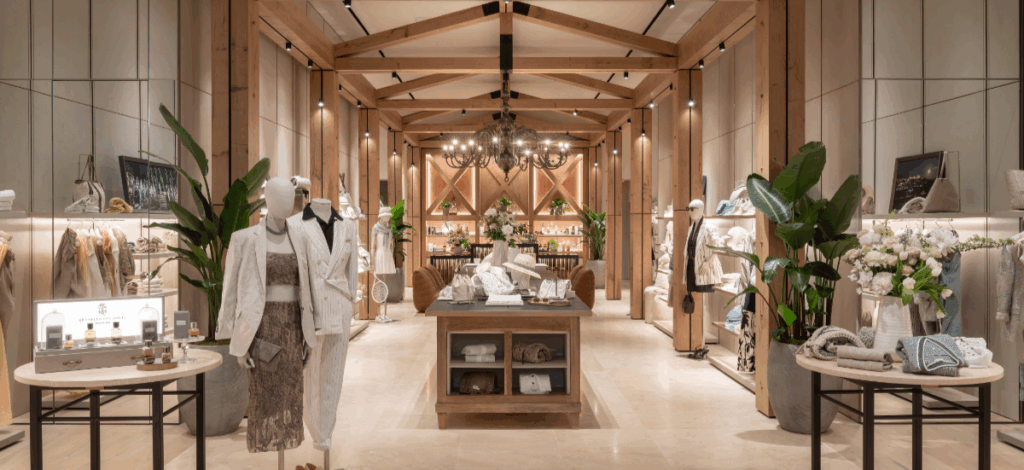 Brunello Cucinelli’s boutique in Miami Design District / Photo Brunello Cuccinelli