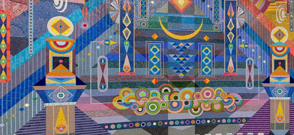 Hilma’s Ghost mosaic