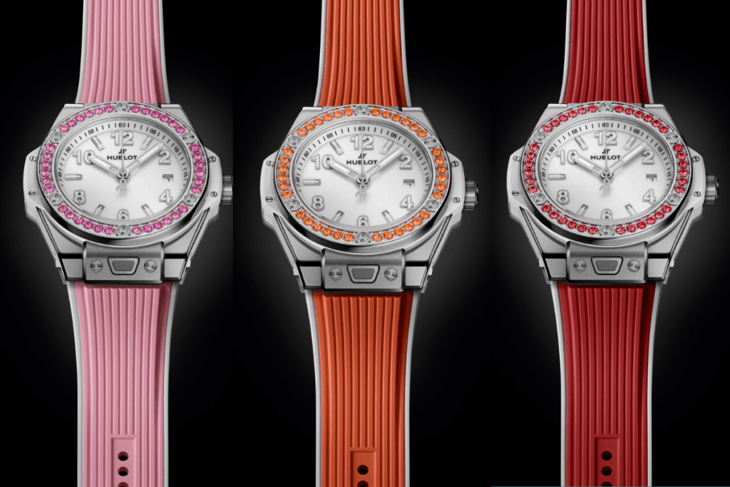 Hublot Big Bang One Click Joyful with bezels adorned with gemstones / Photo Hublot