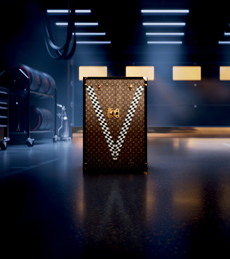 Louis Vuitton trophy trunk