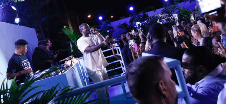 The Louis Vuitton’s Miami Cocktail featured a captivating performance by renowned artist Pusha T / Photo BFA