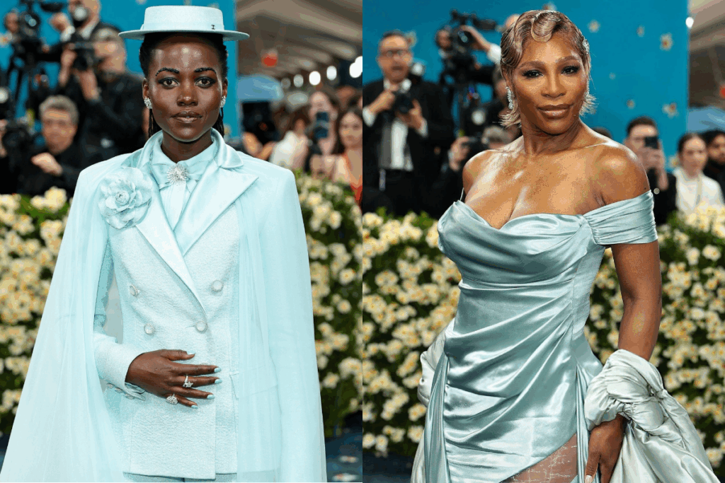 Lupita Nyong’o, Serena Williams / Photo Getty via IG metgalaofficial_