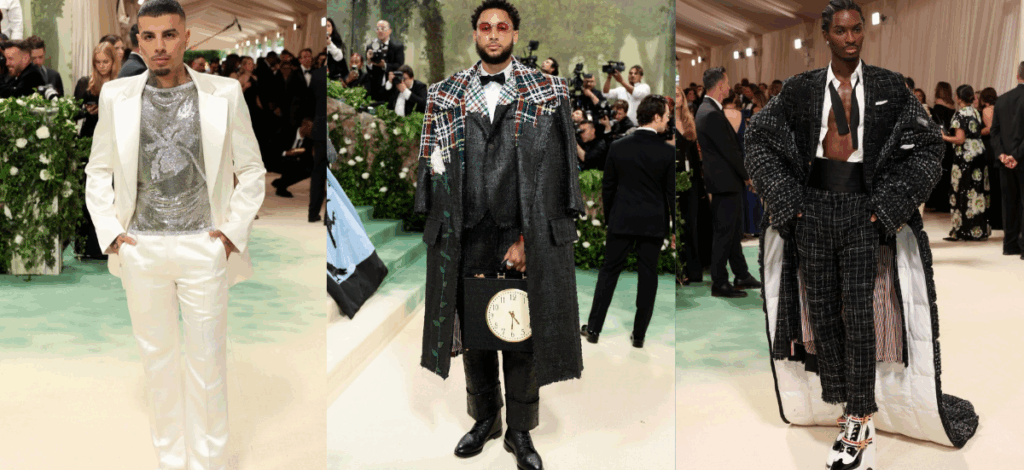 The MET Gala 2025 will spotlight a groundbreaking exhibition titled “Superfine: Tailoring Black Style”. Here Rauw Alejandro, Ben Simmons, and Alton Mason at MET Gala 2025 / Photos via Metgalaofficial_