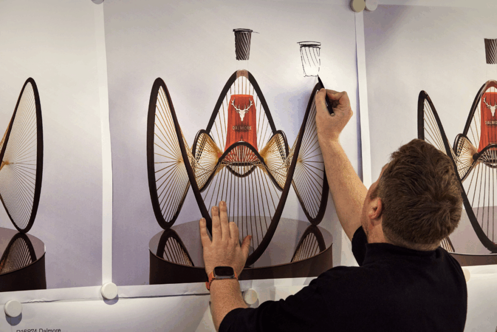 Ben Dobbin stepped beyond the boundaries of architecture to co-create with The Dalmore’s whisky legends / Photo The Dalmore
