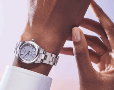 The Rolex Oyster Perpetual 28, featuring a delicate lavender matte dial / Photo Rolex